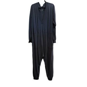 NATURAL LIFE Johnnie Blue Gray Cotton Jumpsuit Onesie Sz L
